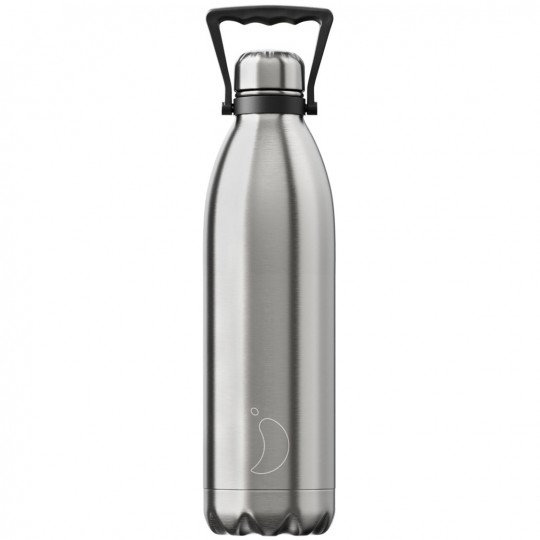 Chillys Bottles - Μπουκάλι Θερμός Original Silver 1.8L Chillys Bottles - Μπουκάλι Θερμός Original Silver 1.8L