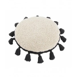 Lorena Canals - Μαξιλάρι Circle Black Ø48cm