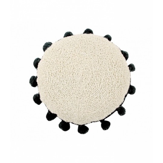 Lorena Canals - Μαξιλάρι Circle Black Ø48cm