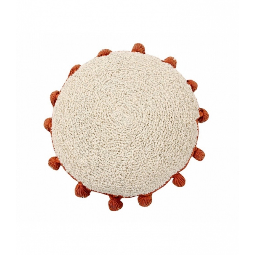 Lorena Canals - Μαξιλάρι Circle Terracota Ø48cm Lorena Canals - Μαξιλάρι Circle Terracota Ø48cm