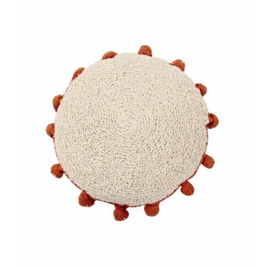 Lorena Canals - Μαξιλάρι Circle Terracota Ø48cm Lorena Canals - Μαξιλάρι Circle Terracota Ø48cm