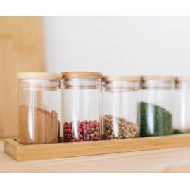 Andrea House - Βάση Με 6 Βαζάκια Μπαχαρικών Bamboo Andrea House - Βάση Με 6 Βαζάκια Μπαχαρικών Bamboo