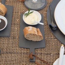 Raeder- Επιφάνεια Κοπής Από Σχιστόλιθο Square Dark Grey