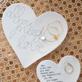 Raeder - Πορσελάνινο Μίνι Πιάτο Καρδιά 