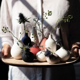 Raeder - Μίνι Βάζo Πορσελάνης Pearly Greige