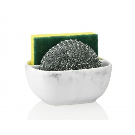 Andrea House - Βάση Για Σφουγγαράκια Κουζίνας White Marble