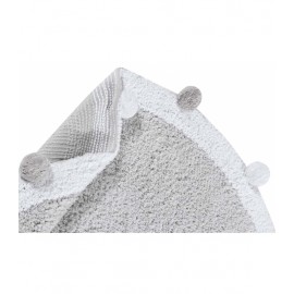 Lorena Canals - Χαλί Δωματίου Bubbly Light Grey Ø120cm Lorena Canals - Χαλί Δωματίου Bubbly Light Grey Ø120cm