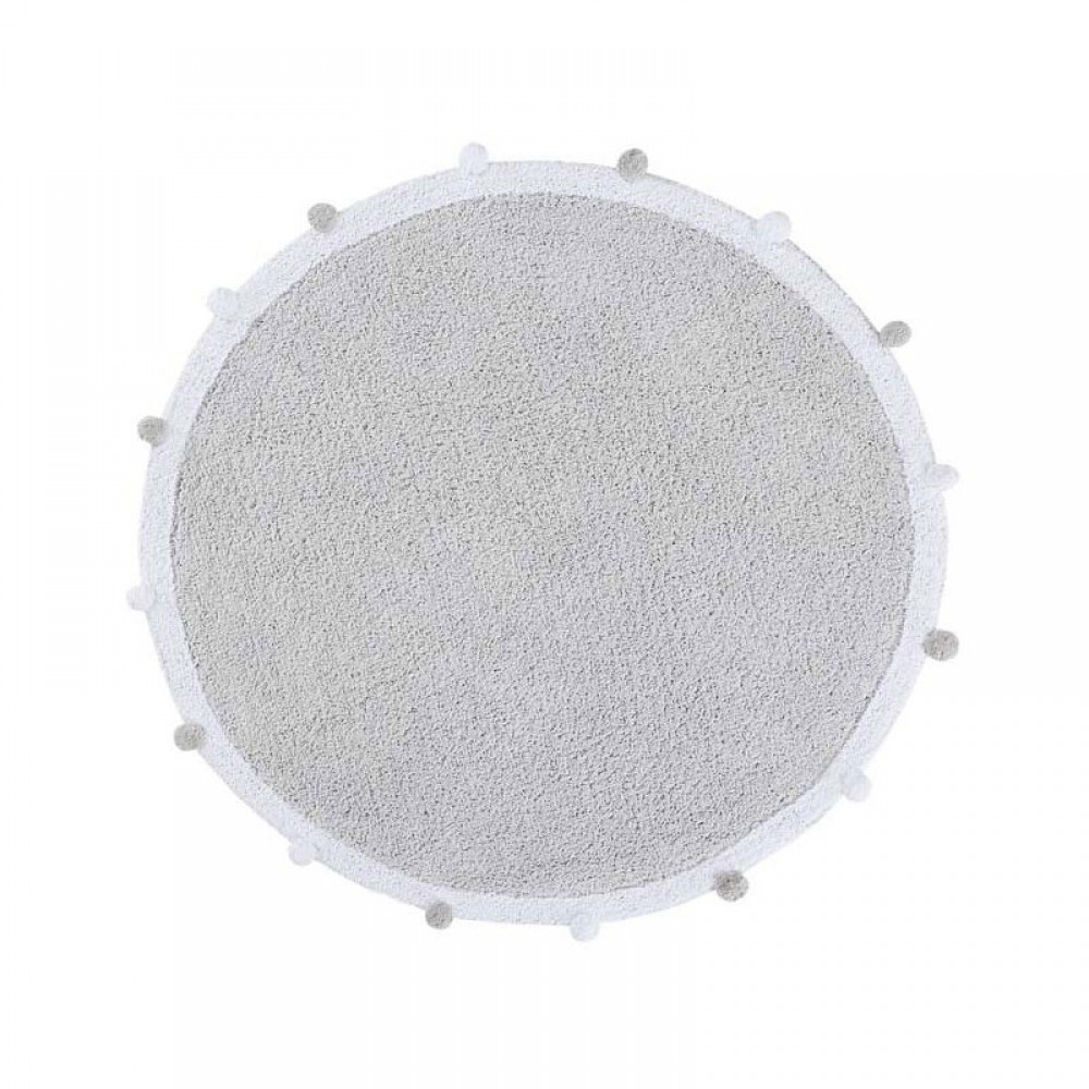 Lorena Canals - Χαλί Δωματίου Bubbly Light Grey Ø120cm Lorena Canals - Χαλί Δωματίου Bubbly Light Grey Ø120cm