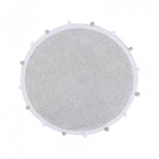 Lorena Canals - Χαλί Δωματίου Bubbly Light Grey Ø120cm Lorena Canals - Χαλί Δωματίου Bubbly Light Grey Ø120cm