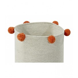 Lorena Canals - Καλάθι Αποθήκευσης Bubbly Natural Terracotta 30x30cm