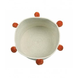 Lorena Canals - Καλάθι Αποθήκευσης Bubbly Natural Terracotta 30x30cm