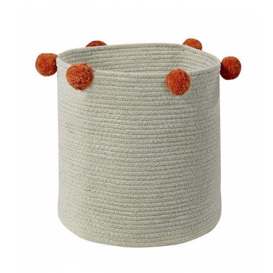 Lorena Canals - Καλάθι Αποθήκευσης Bubbly Natural Terracotta 30x30cm