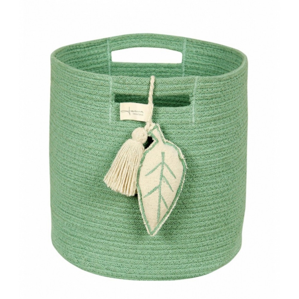 Lorena Canals - Καλάθι Αποθήκευσης Leaf Green 30x30cm