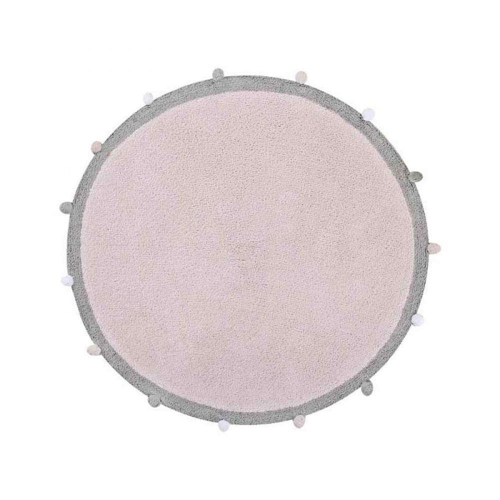 Lorena Canals - Χαλί Δωματίου Bubbly Soft Pink Ø120cm