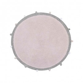 Lorena Canals - Χαλί Δωματίου Bubbly Soft Pink Ø120cm