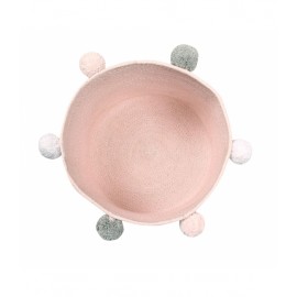 Lorena Canals - Καλάθι Αποθήκευσης Bubbly Pink 30x30cm