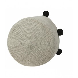 Lorena Canals - Καλάθι Αποθήκευσης Bubbly Natural Black 30x30cm