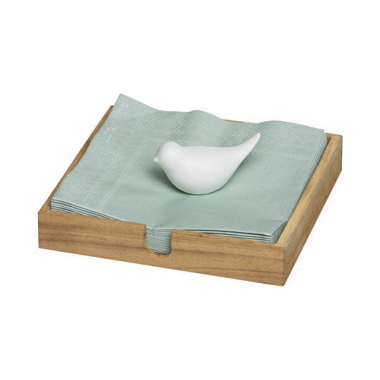 Raeder - Ξύλινη Θήκη Για Χαρτοπετσέτες Bird