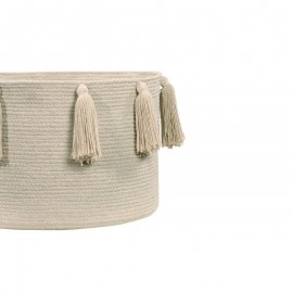 Lorena Canals - Καλάθι Αποθήκευσης Tassels Natural 30x45cm
