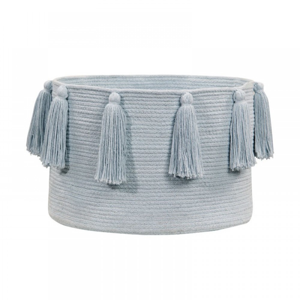 Lorena Canals - Καλάθι Αποθήκευσης Tassels Soft Blue 