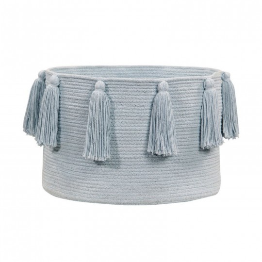 Lorena Canals - Καλάθι Αποθήκευσης Tassels Soft Blue 