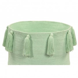 Lorena Canals - Καλάθι Αποθήκευσης Tassels Soft Mint 30x45cm