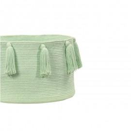 Lorena Canals - Καλάθι Αποθήκευσης Tassels Soft Mint 30x45cm