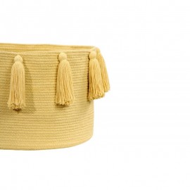 Lorena Canals - Καλάθι Αποθήκευσης Tassels Yellow 30x45cm
