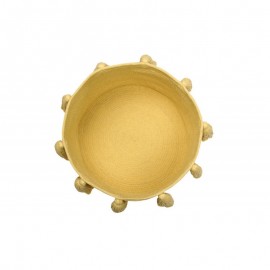 Lorena Canals - Καλάθι Αποθήκευσης Tassels Yellow 30x45cm