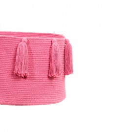 Lorena Canals - Καλάθι Αποθήκευσης Tassels Fuchsia 30x45cm