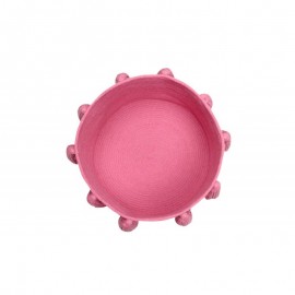 Lorena Canals - Καλάθι Αποθήκευσης Tassels Fuchsia 30x45cm