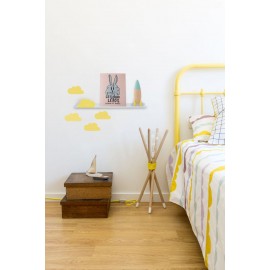 Tresxics - Ράφι Τοίχου Yellow Cloud Long
