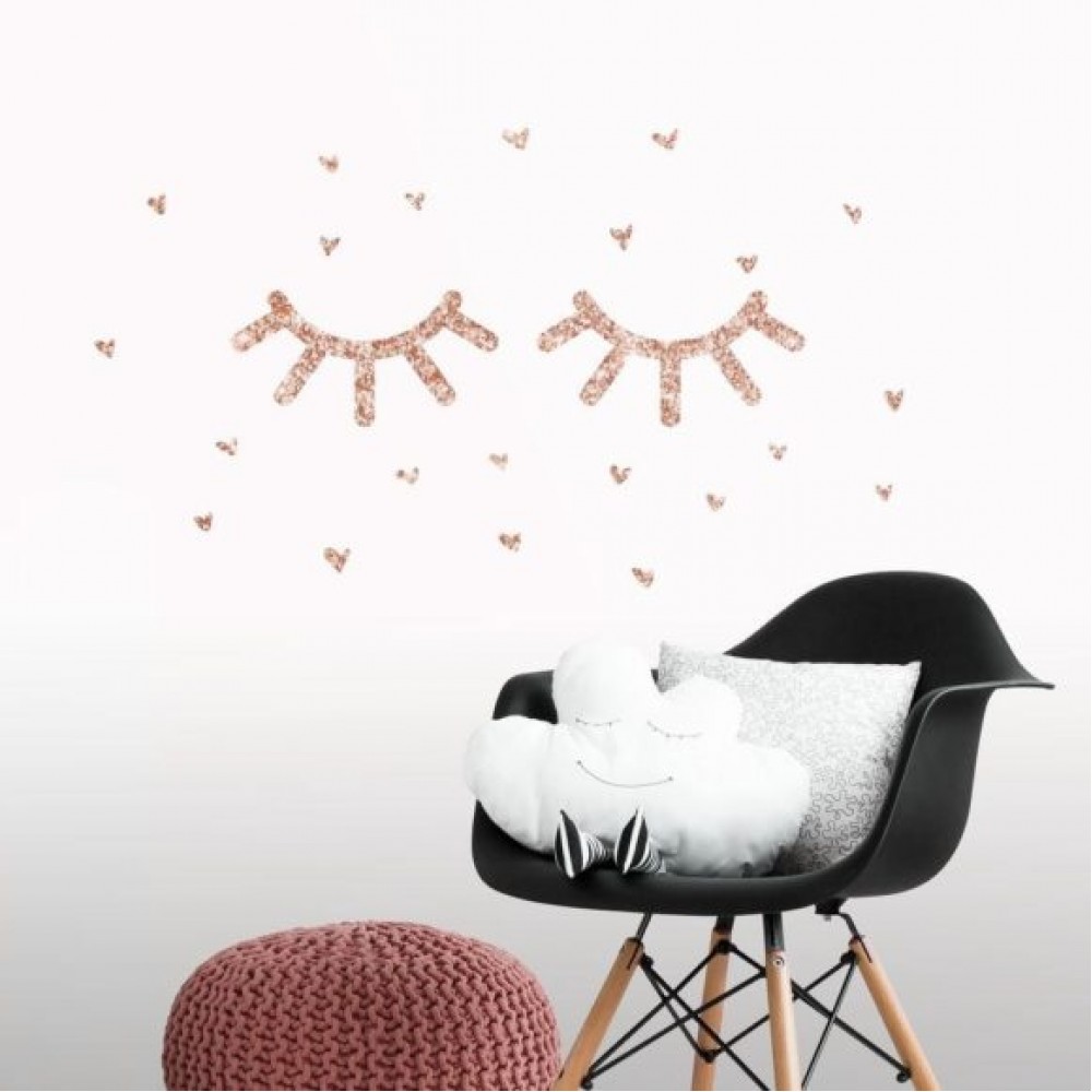 Roommates - Αυτοκόλλητα Τοίχου "Eyelash"