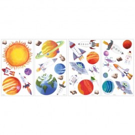 Roommates - Αυτοκόλλητα Τοίχου "Outer Space"