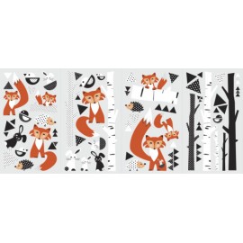Roommates - Αυτοκόλλητα Τοίχου "Fox Forest"