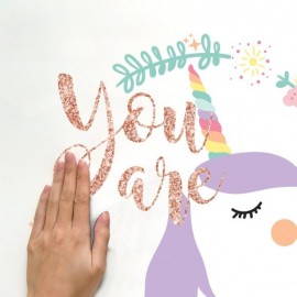 Roommates - Αυτοκόλλητα Τοίχου "Glitter Unicorn Magic"