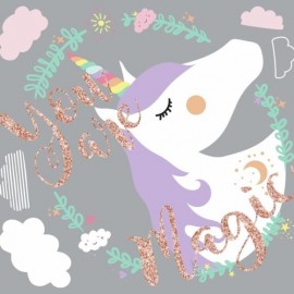 Roommates - Αυτοκόλλητα Τοίχου "Glitter Unicorn Magic"
