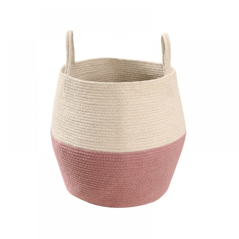 Lorena Canals - Καλάθι Αποθήκευσης Zoco Ash Rose/Natural 35x30cm