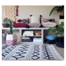 Lorena Canals - Καλάθι Αποθήκευσης Zoco Ash Rose/Natural 35x30cm