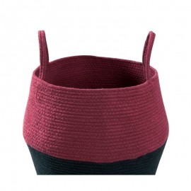 Lorena Canals - Καλάθι Αποθήκευσης Zoco Black/Aubergine 35x30cm