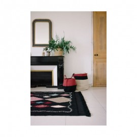 Lorena Canals - Καλάθι Αποθήκευσης Zoco Black/Aubergine 35x30cm