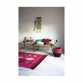 Lorena Canals - Καλάθι Αποθήκευσης Zoco Black/Aubergine 35x30cm