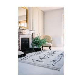 Lorena Canals - Καλάθι Αποθήκευσης Zoco Black/Natural 35x30cm