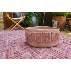 Lorena Canals - Καλάθι Αποθήκευσης Fringes Sahara Nude 30x45cm