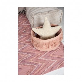 Lorena Canals - Καλάθι Αποθήκευσης Fringes Sahara Nude 30x45cm