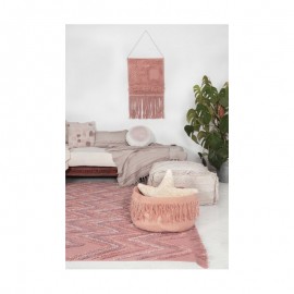 Lorena Canals - Καλάθι Αποθήκευσης Fringes Sahara Nude 30x45cm