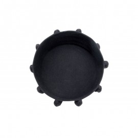 Lorena Canals - Καλάθι Αποθήκευσης Tassels Black 30x45cm