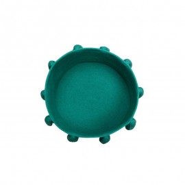 Lorena Canals - Καλάθι Αποθήκευσης Tassels Emerald 30x45cm