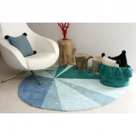 Lorena Canals - Καλάθι Αποθήκευσης Tassels Emerald 30x45cm