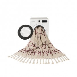 Lorena Canals - Χαλί Δωματίου Bereber Burgundy 140x200cm